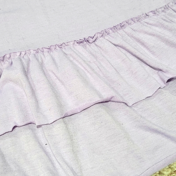 Long sleeve lavender ruffled top - Picture 2 of 2